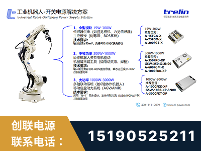 横州-工业机器人-开关电源解决方案